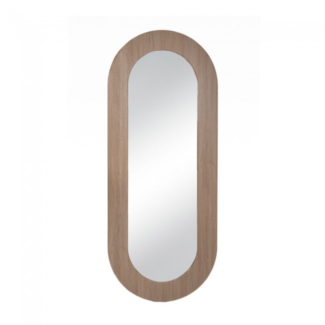 Καθρέφτης από ξύλο σε μπεζ χρώμα 65Χ2.2Χ160