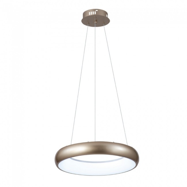 Φωτιστικό led ακρυλικό σε χρυσό χρώμα Φ60