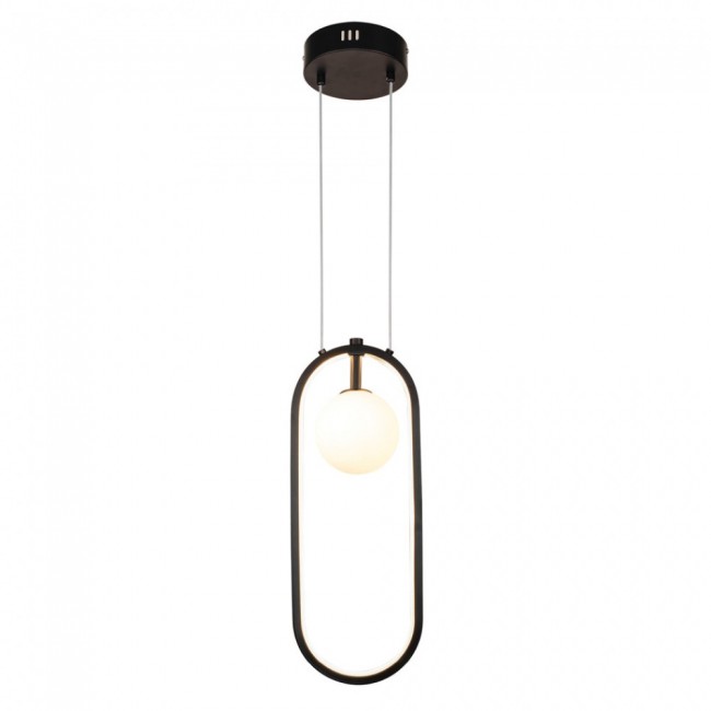 InLight Κρεμαστό φωτιστικό LED 14W 3000K και 1XG9 σε μαύρο