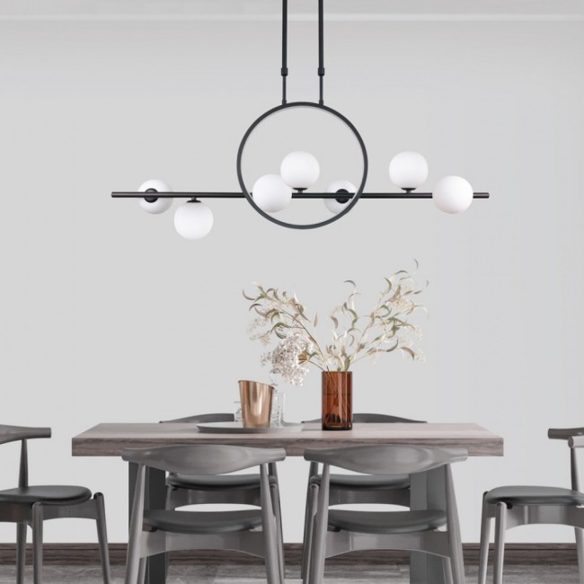 InLight Κρεμαστό φωτιστικό LED 14W 3000K και 7XG9 σε μαύρο