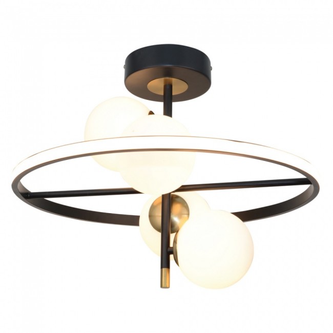 InLight Κρεμαστό φωτιστικό LED 20W 3000K και 4XG9 σε μαύρο