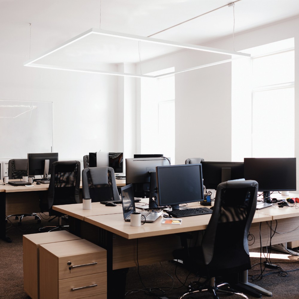 Φωτιστικό led από αλουμίνιο σε μαύρο χρώμα 4000Κ