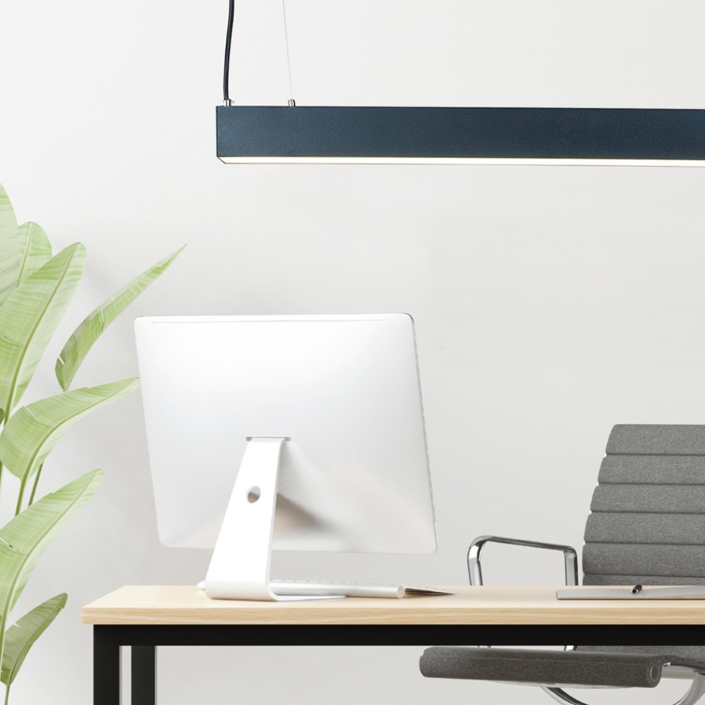 Φωτιστικό led από αλουμινίου σε μαύρο χρώμα 3000Κ