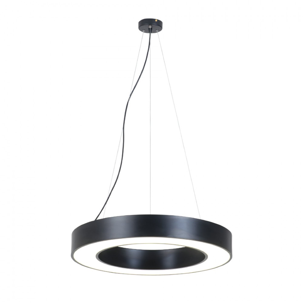 Φωτιστικό led από μέταλλο σε μαύρο χρώμα 3000Κ Φ80