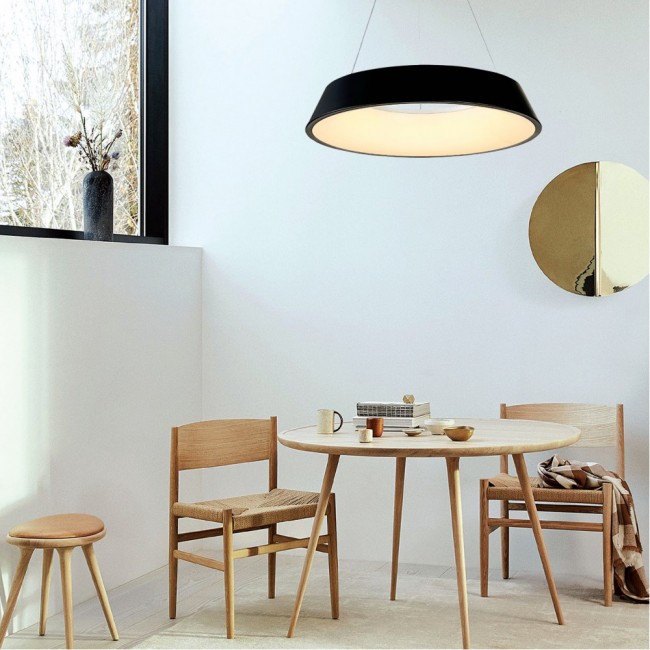 Φωτιστικό led από μέταλλο σε μαύρο χρώμα 4000Κ Φ60,5