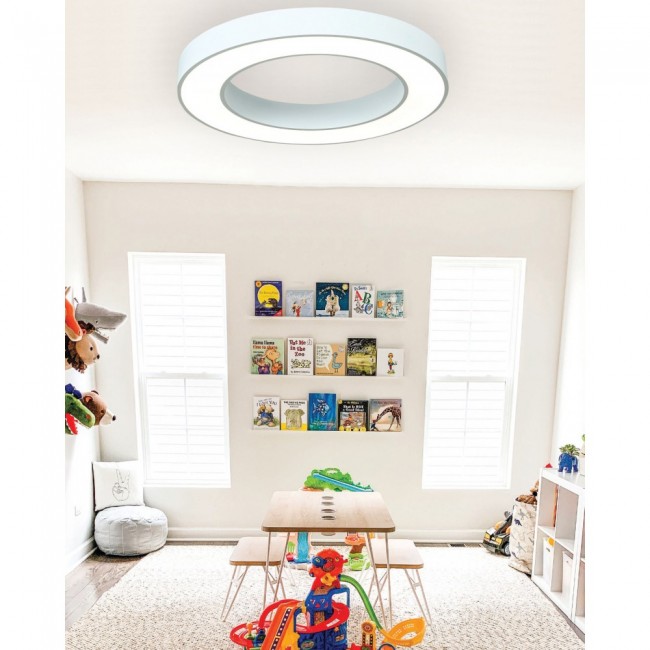 Φωτιστικό led από μέταλλο σε μαύρο χρώμα 4000Κ Φ80