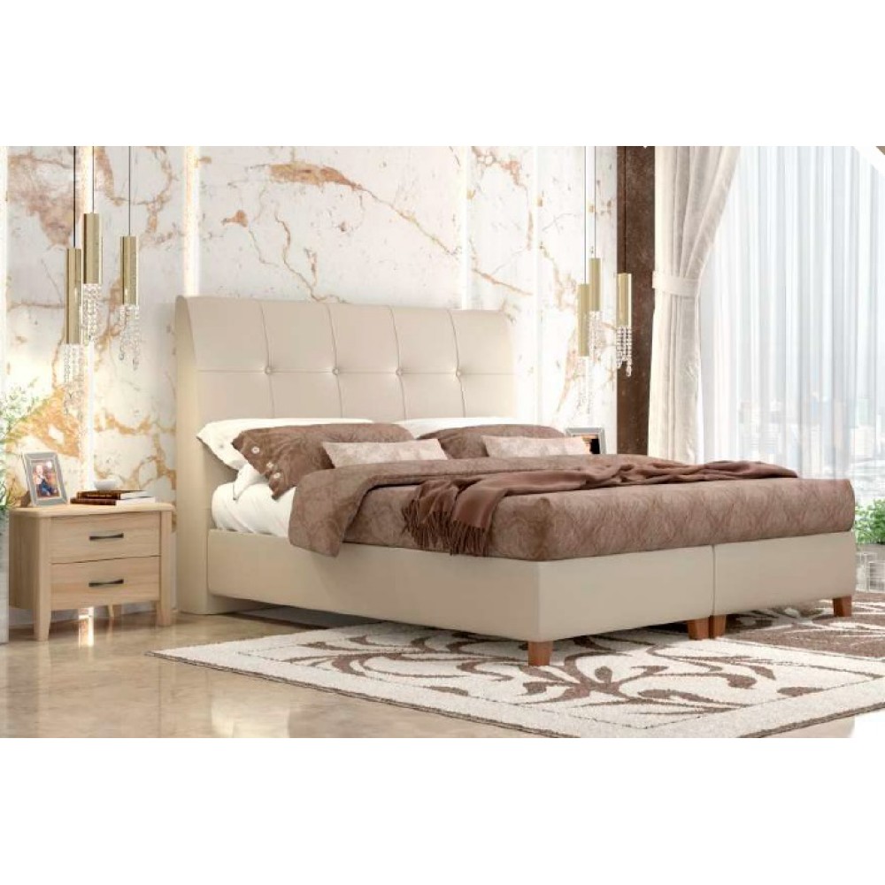 Κομοδίνο "ΝΟ1" σε λάττε χρώμα 55x45x48