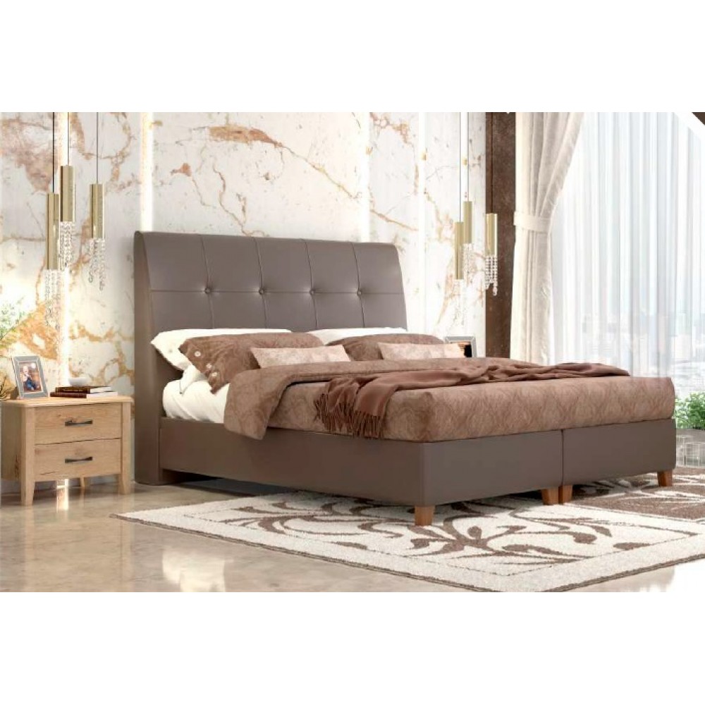 Κομοδίνο "ΝΟ1" σε μελί χρώμα 55x45x48