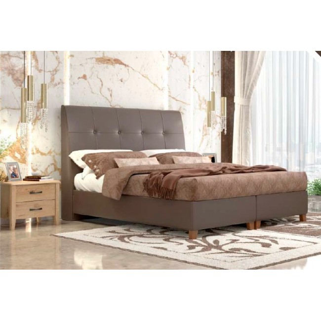 Κομοδίνο "ΝΟ1" σε μελί χρώμα 55x45x48