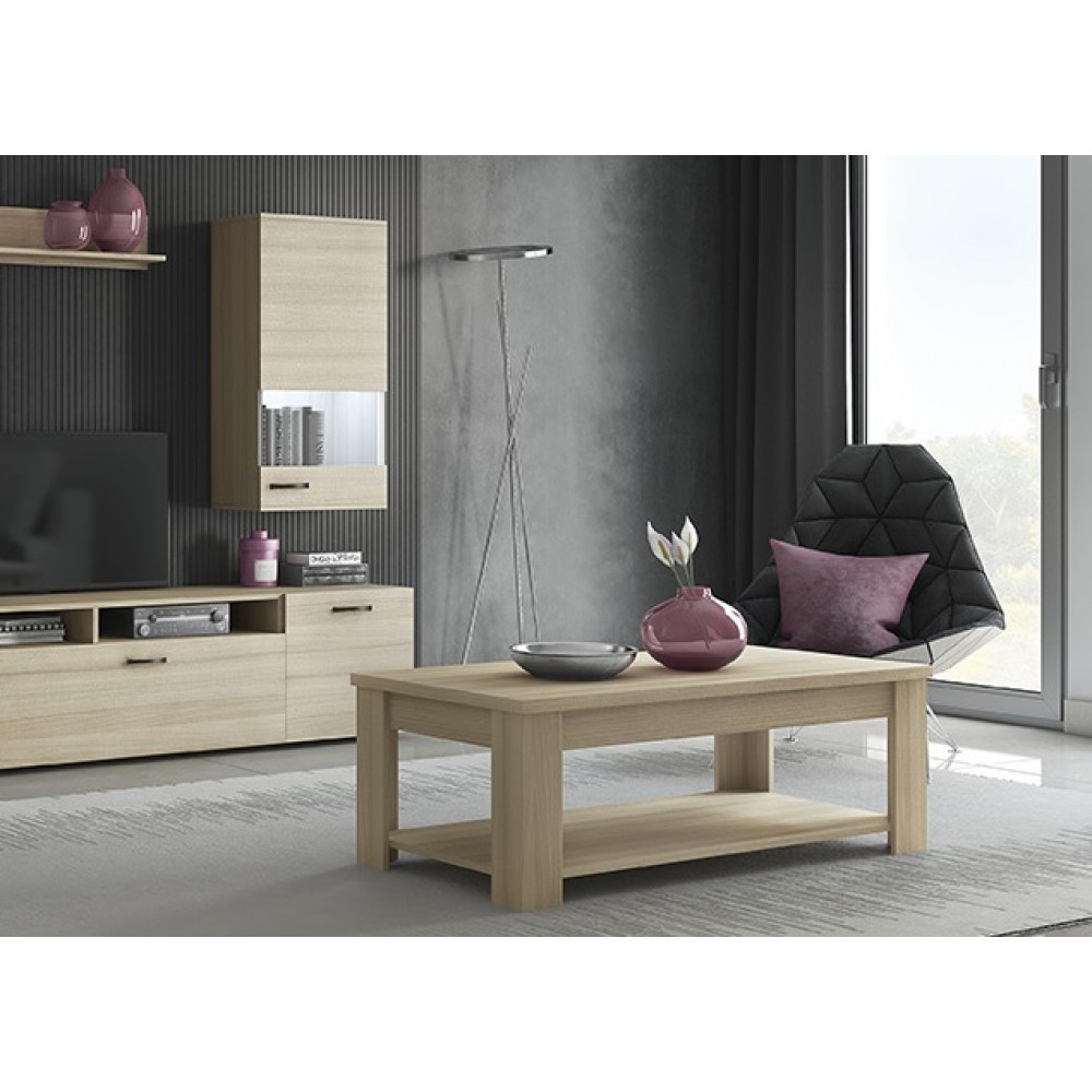 Τραπέζι σαλονιού "ΝΟ10" σε λάττε χρώμα 120x60x42