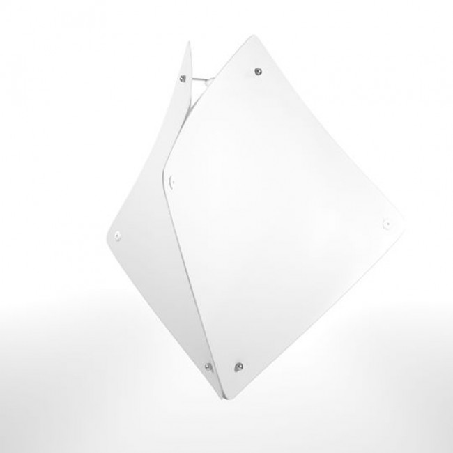 Φωτιστικό οροφής "ZADAR" μονόφωτο σε χρώμα λευκό 50x50x127 Ε27