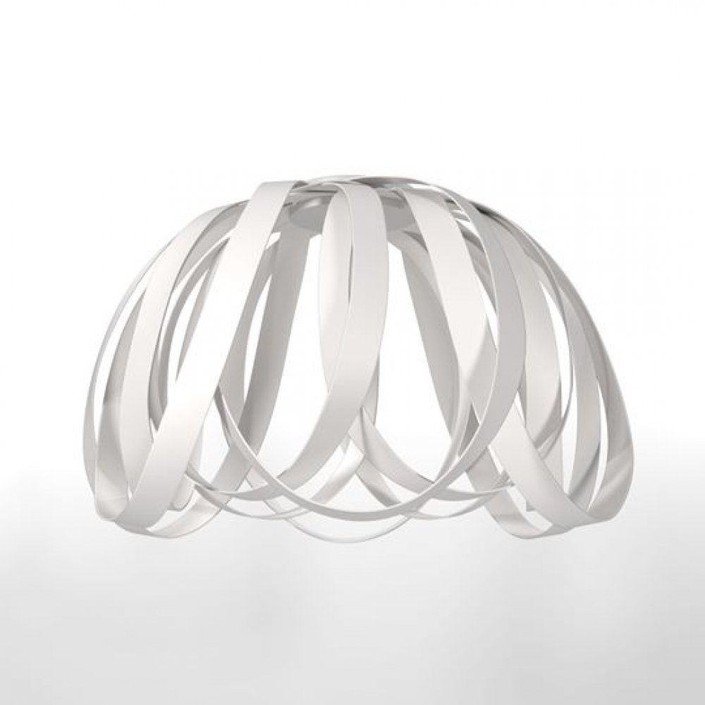 Φωτιστικό οροφής "MADRID" μονόφωτο σε χρώμα λευκό 40x40x80 Ε27