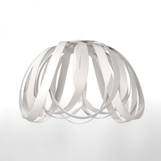 Φωτιστικό οροφής "MADRID" μονόφωτο σε χρώμα λευκό 40x40x80 Ε27