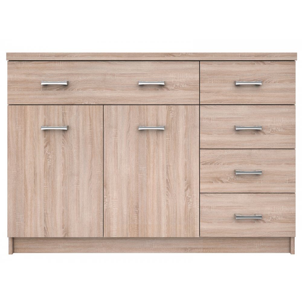 Μπουφές "TOP MIX" σε χρώμα sonoma 120x33x85