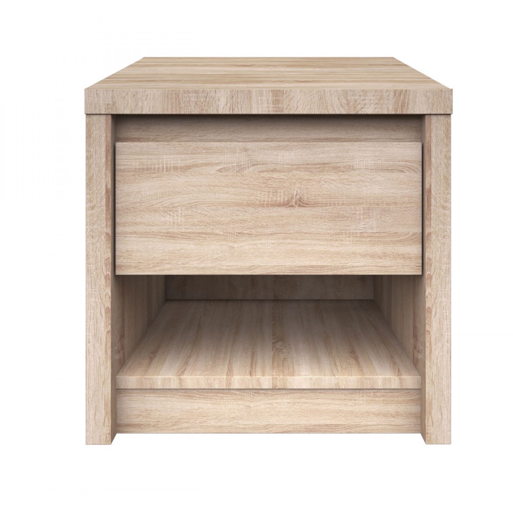 Κομοδίνο "NORTON" σε χρώμα σονόμα-δρυς 46,4x42x45