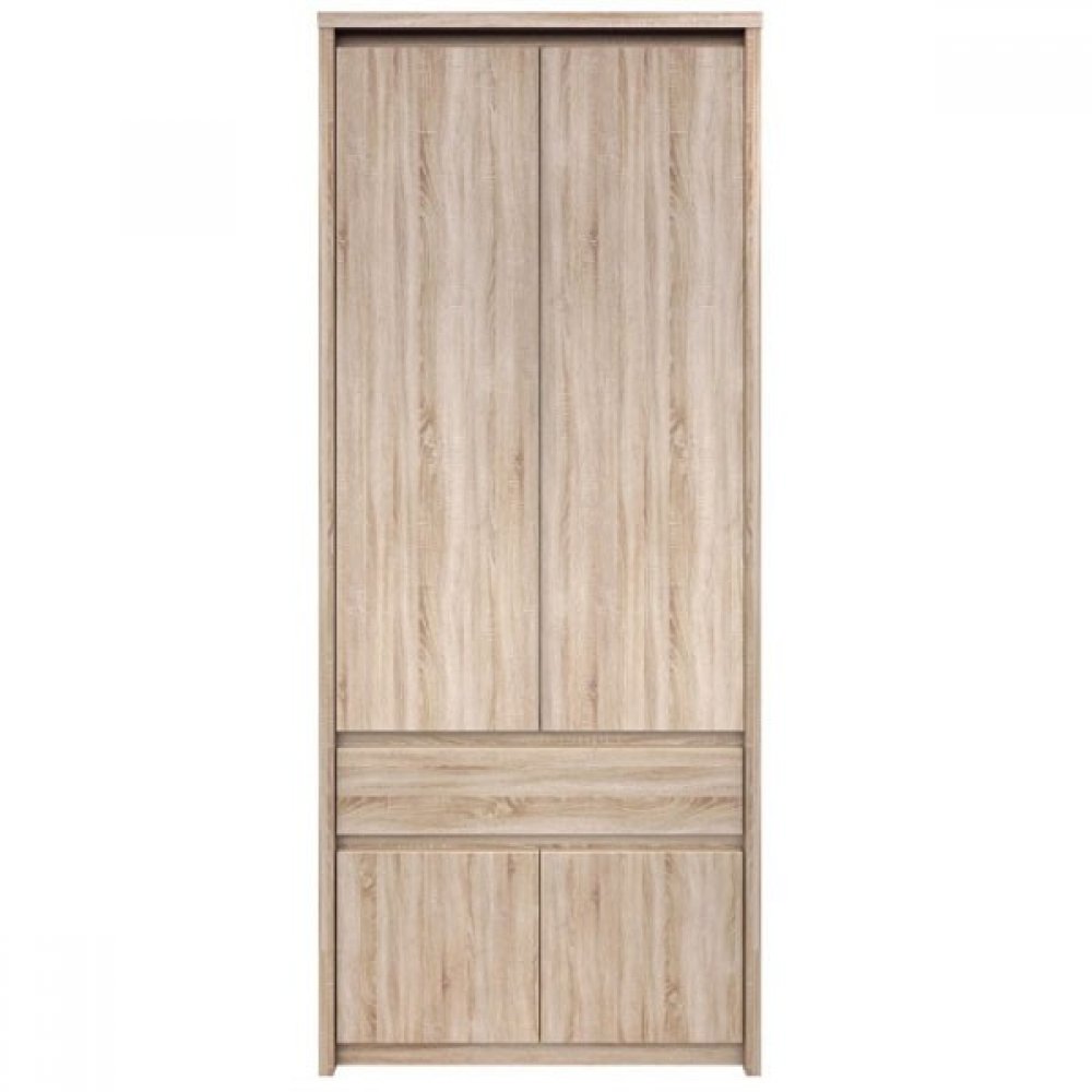 Ντουλάπα "NORTON" δίφυλλη σε χρώμα σονόμα-δρυς 88x55x210