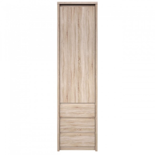 Ντουλάπα "NORTON" μονόφυλλη σε χρώμα σονόμα-δρυς 57x40x210