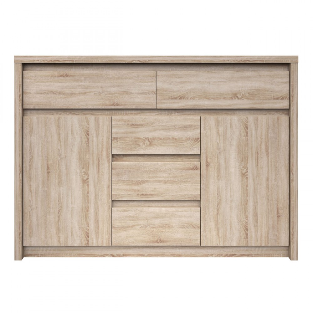 Μπουφές "NORTON" σε χρώμα σονόμα-δρυς 127x40x91