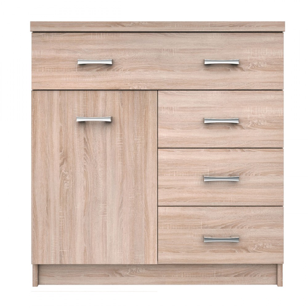 Μπουφές "TOP MIX" σε χρώμα σονόμα-δρυς 80x33x85