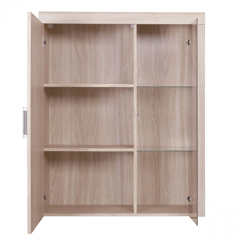 Βιτρίνα "DAMIS" κρεμαστή σε χρώμα σονόμα-δρυς 90,5x35x113,5