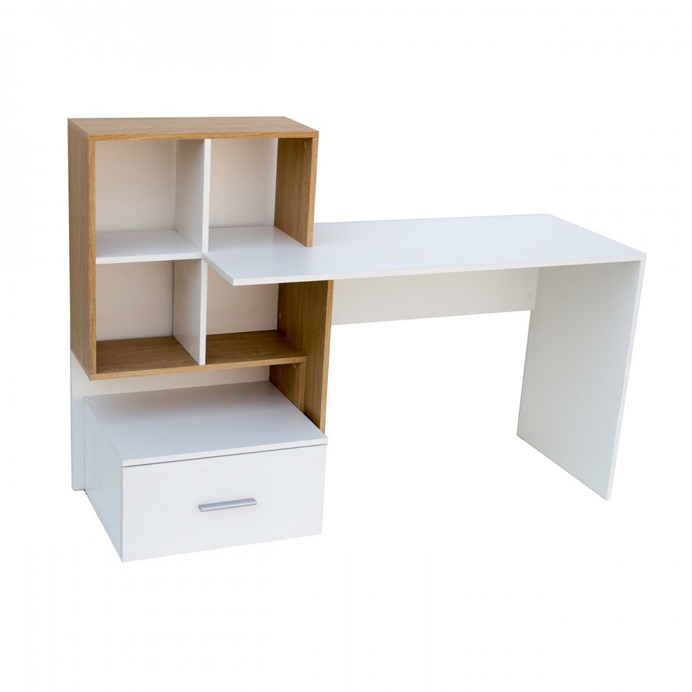 Γραφείο σε λευκό-φυσικό χρώμα 149x50x105