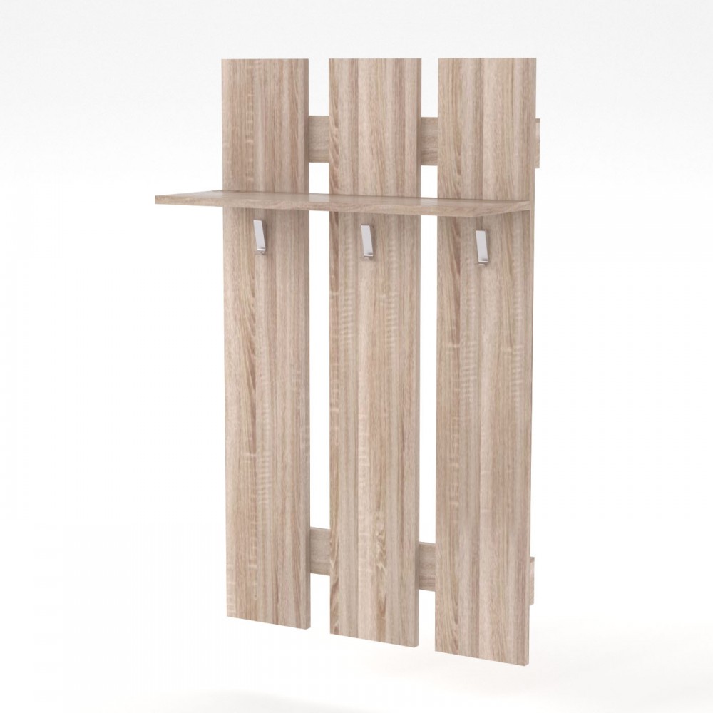 Κρεμάστρα τοίχου "WIE" σε χρώμα σόνομα 60x23x100