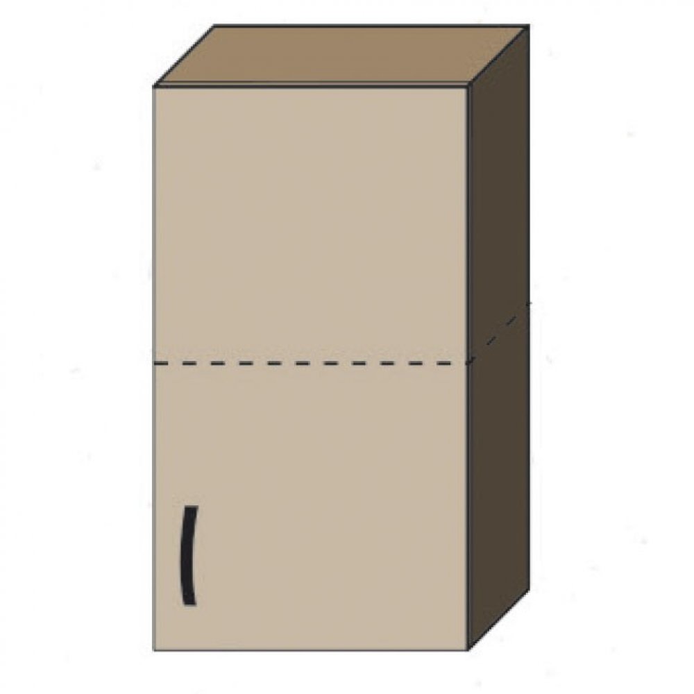 Πάνω ντουλάπι κουζίνας "ALINA" σε χρώμα σονόμα 40x30,5x71,8