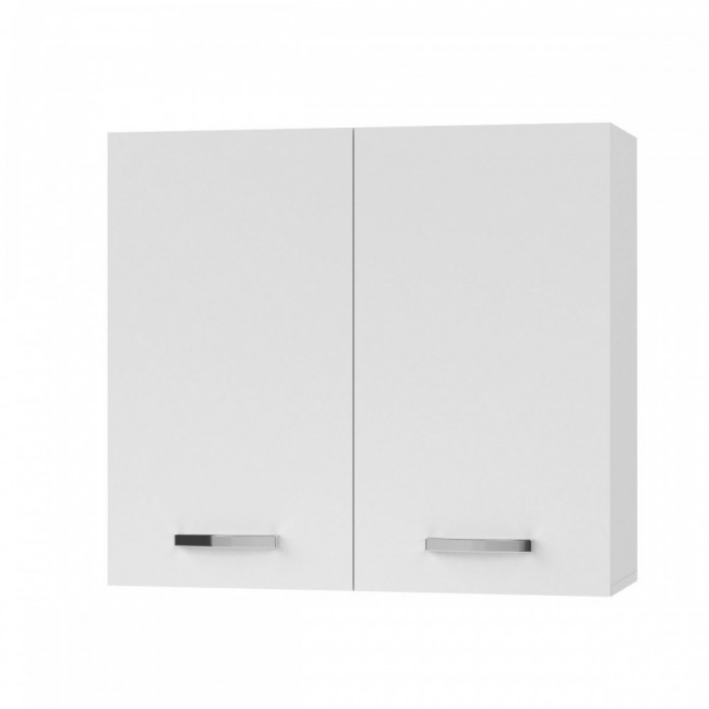 Πάνω ντουλάπι κουζίνας "CHARLOTΤE" σε χρώμα λευκό 80x30.5x71.8