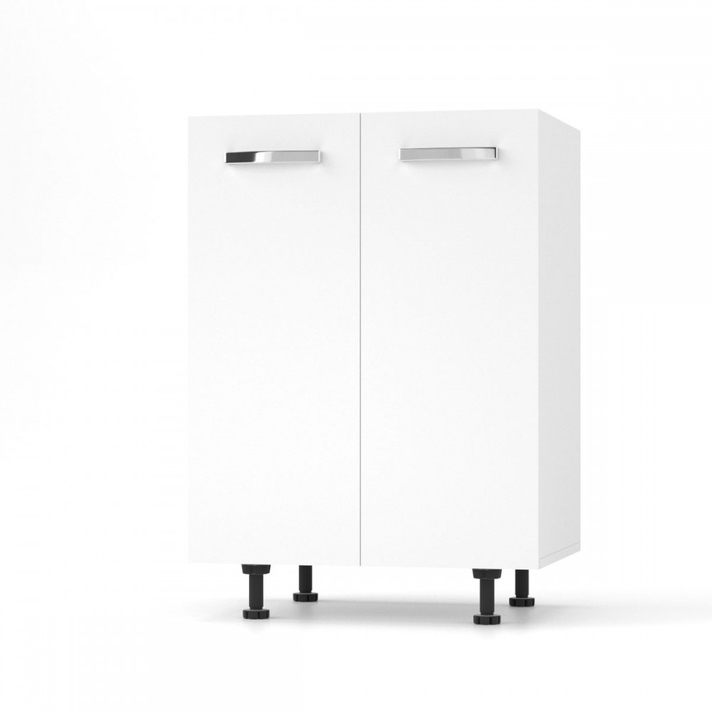 Κάτω ντουλάπι κουζίνας "CHARLOTΤE" σε χρώμα λευκό 60x46.5x82