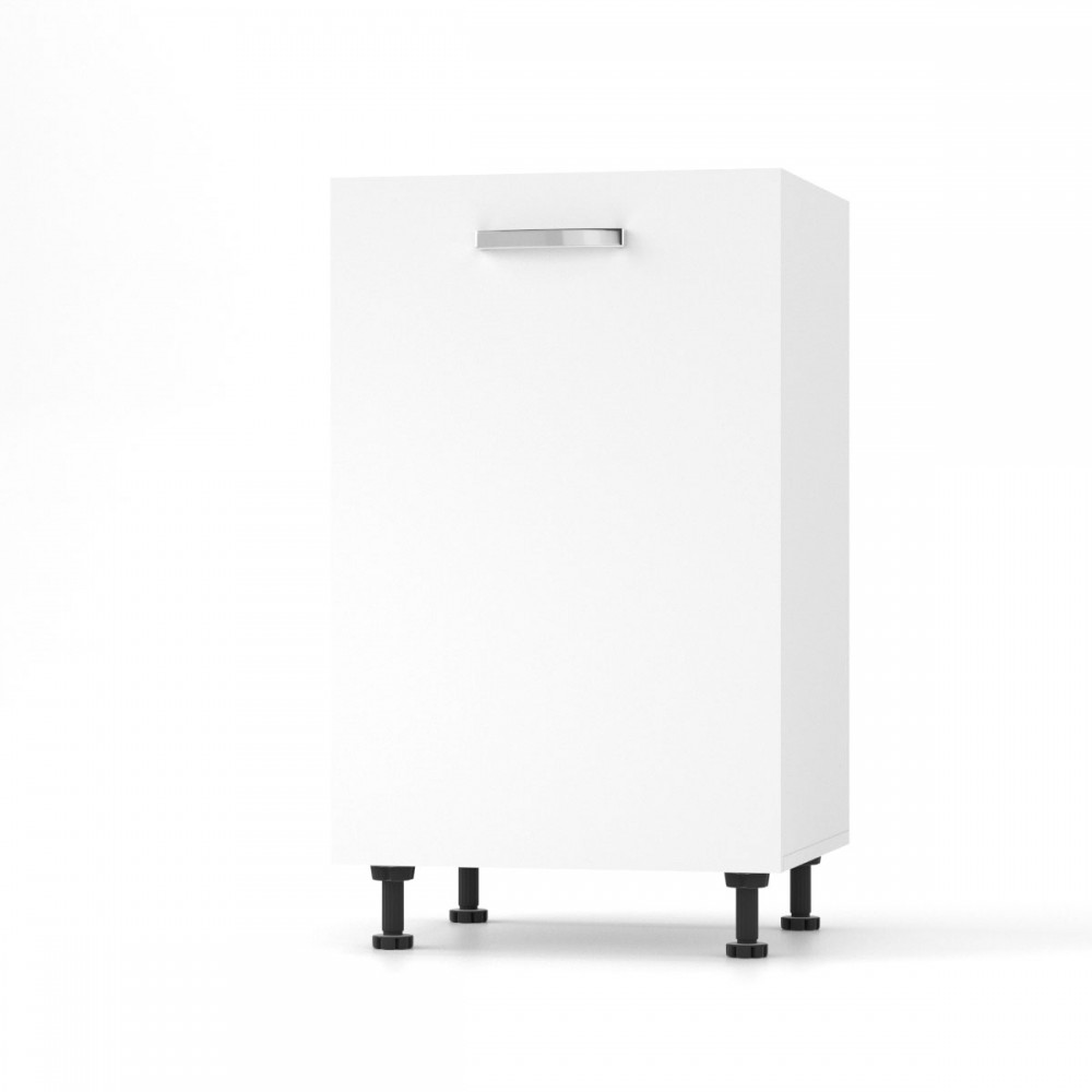 Κάτω ντουλάπι κουζίνας "CHARLOTΤE" σε χρώμα λευκό 50x46.5x82