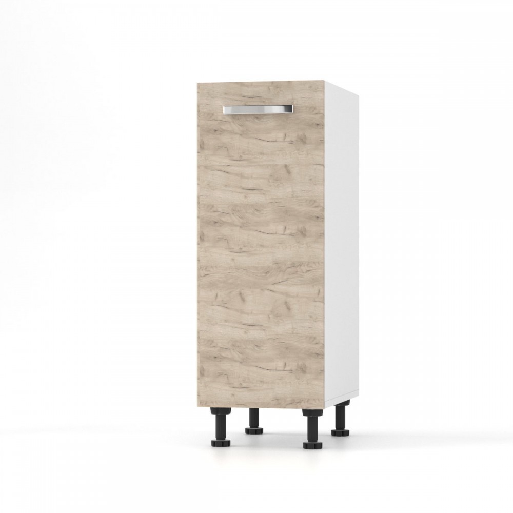 Κάτω ντουλάπι κουζίνας "CHARLOTTE" σε χρώμα δρυς 30x46.5x82