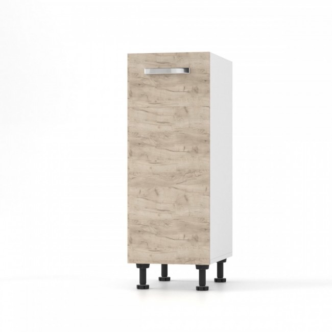 Κάτω ντουλάπι κουζίνας "CHARLOTTE" σε χρώμα δρυς 30x46.5x82