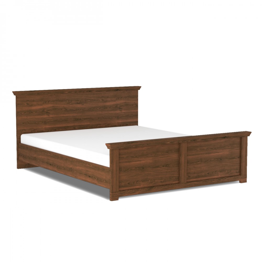 Κρεβάτι διπλό "ARSAL" σε χρώμα καφέ-δρυς 175,60x210x87,10