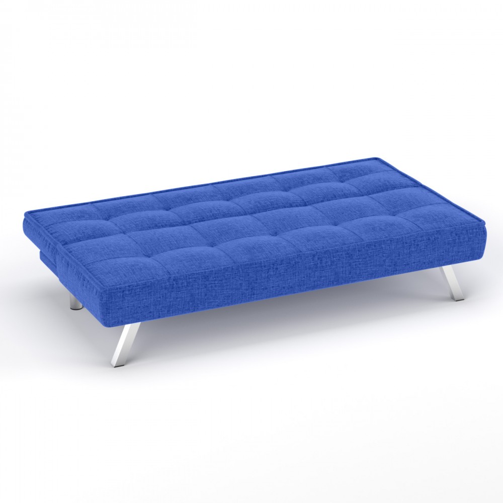 Καναπές-κρεβάτι "CHIC" υφασμάτινος σε μπλε χρώμα 175x83x74