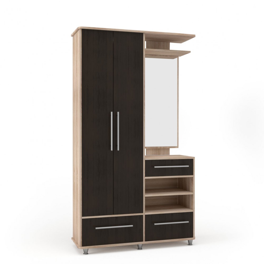 Σετ εισόδου "NIAGARA" σε χρώμα σονόμα-βέγγε 113x37x198