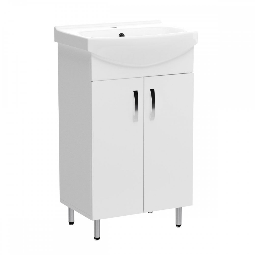 Έπιπλο μπάνιου "CERSANIA" σε λευκό χρώμα 50x37,50x85