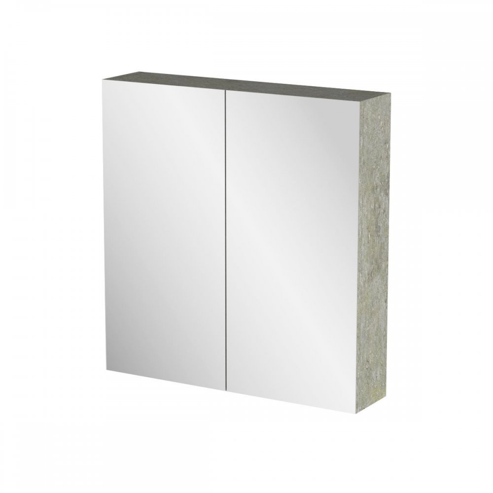 Καθρέπτης μπάνιου "ARLENE" σε cemento χρώμα 62x14x65