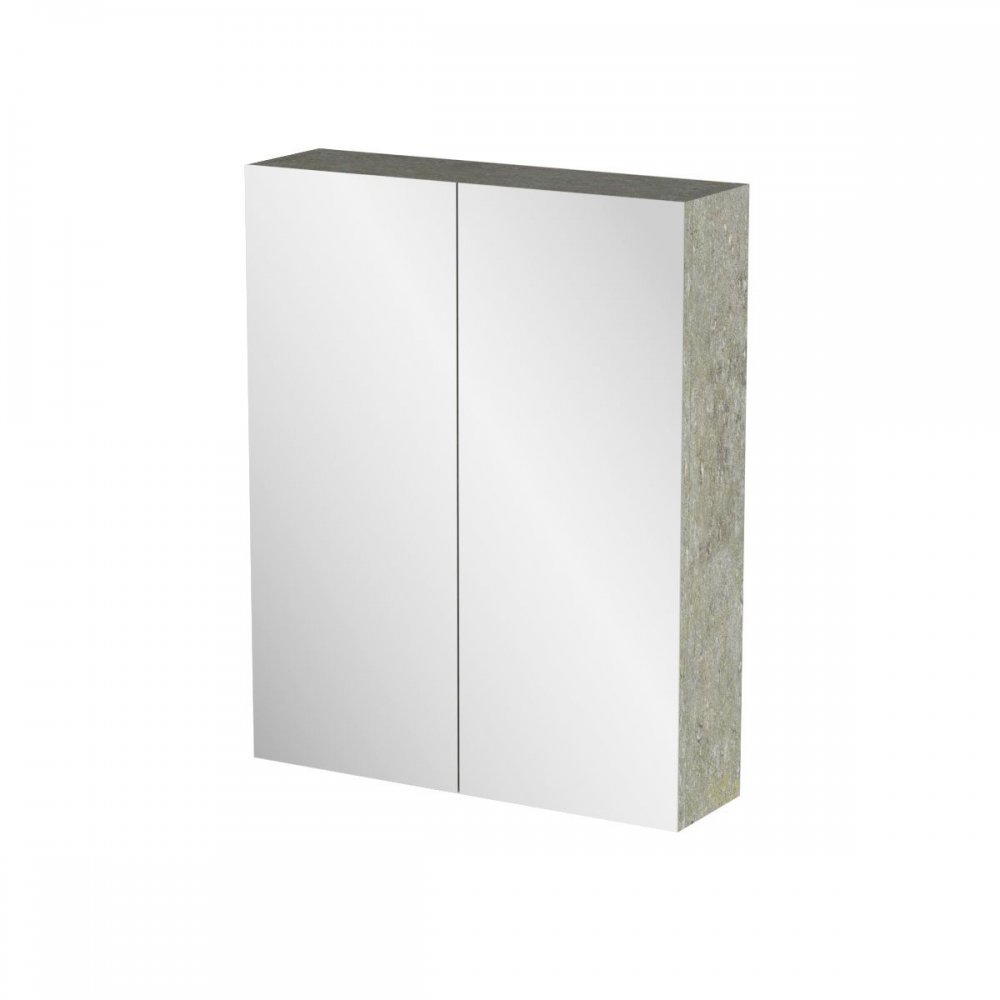 Καθρέπτης μπάνιου "ARLENE" σε cemento χρώμα 52x14x65