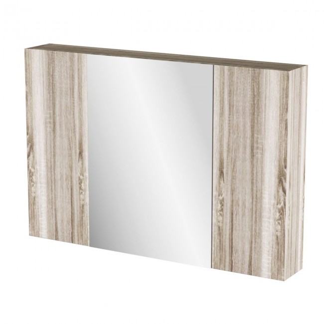 Καθρέπτης μπάνιου "ODELIA" σε sonoma χρώμα 96x14x65