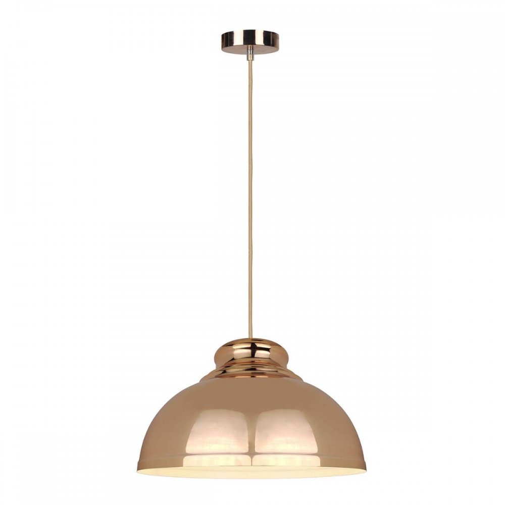 Φωτιστικό μονόφωτο μεταλλικό σε χάλκινο χρώμα Φ35