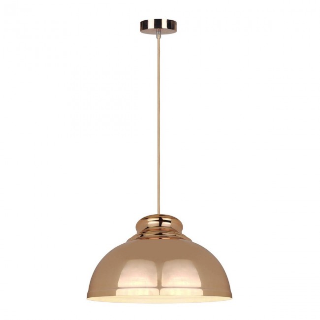 Φωτιστικό μονόφωτο μεταλλικό σε χάλκινο χρώμα Φ35