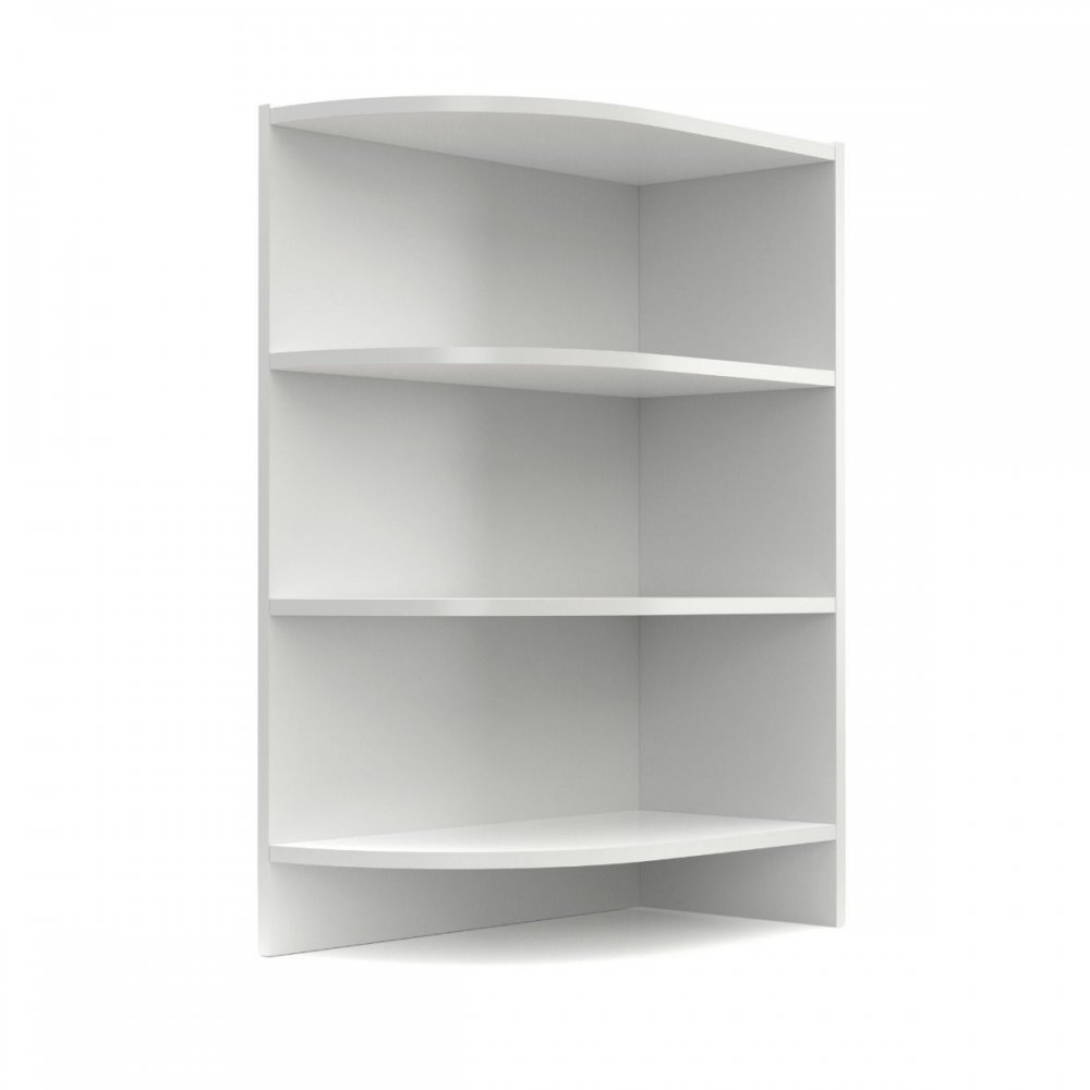 Κάτω ντουλάπι "CHARLOTTE" με ράφια σε λευκό χρώμα 30x51/60x85