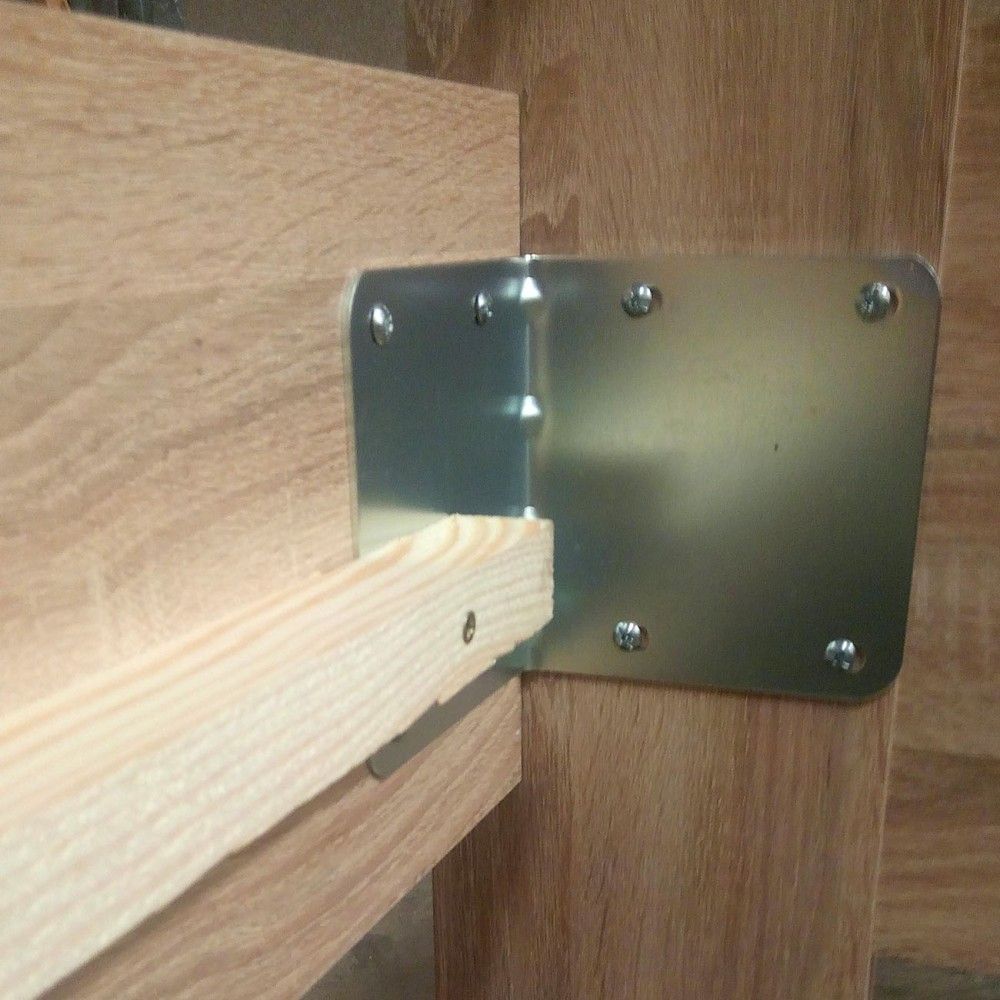 Κρεβάτι διπλό "NORTON" σε σονόμα χρώμα 140x200