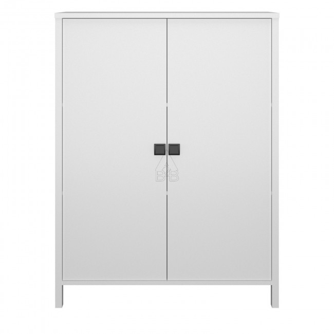 Nτουλάπι "MAROCCO" σε λευκό χρώμα 99x37x130