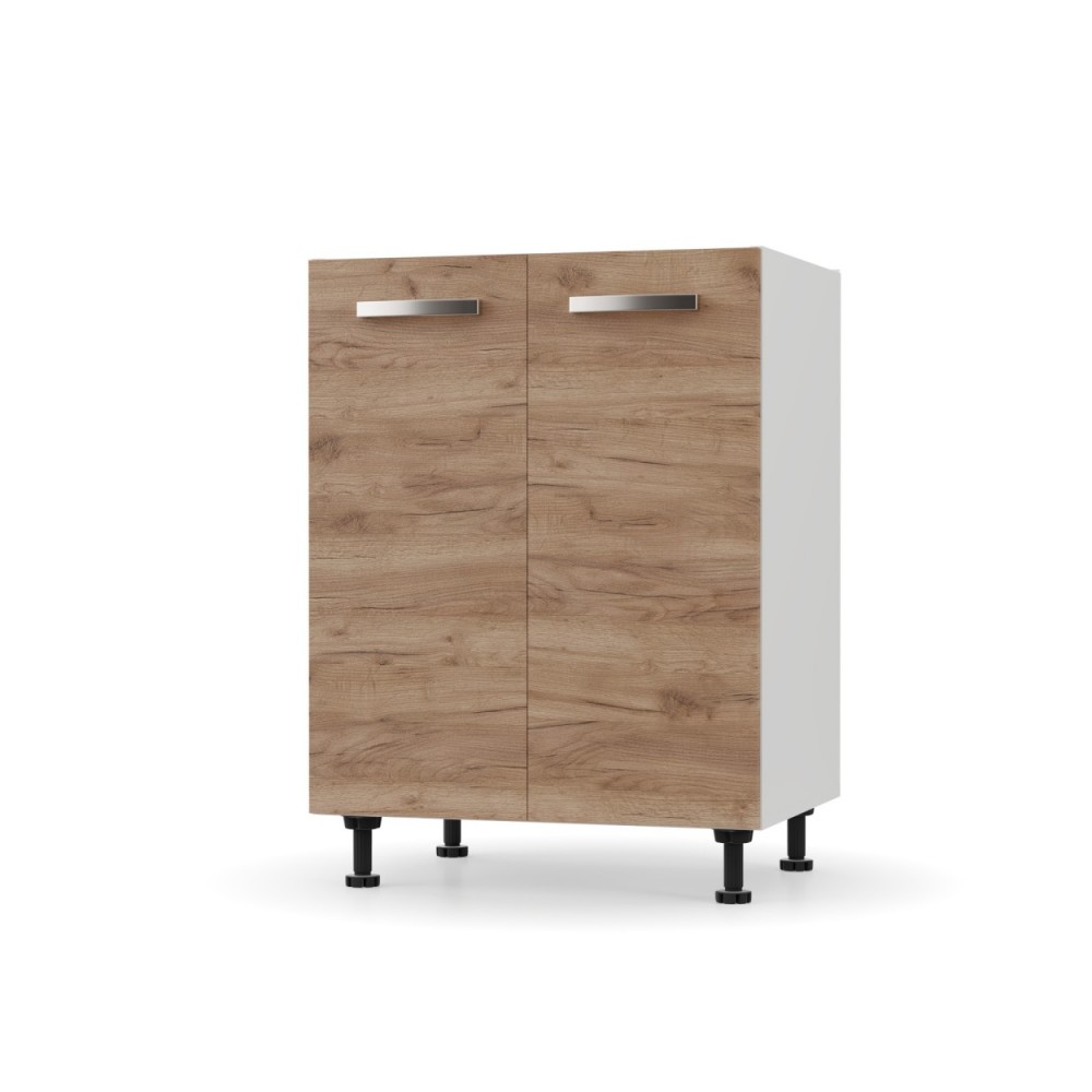 Κάτω ντουλάπι κουζίνας "CHARLOTΤE" σε χρώμα χρυσό δρυς 60x46.5x82