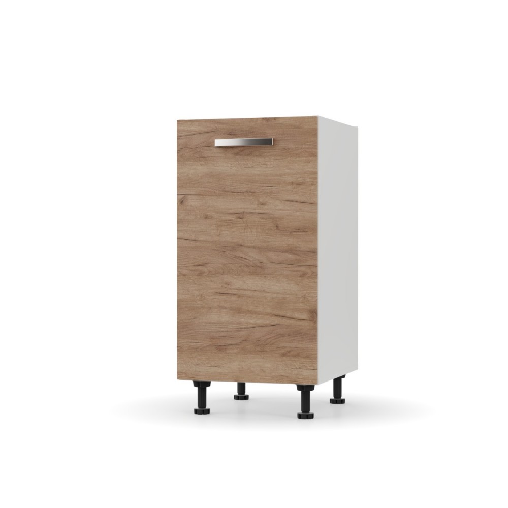 Κάτω ντουλάπι κουζίνας "CHARLOTΤE" σε χρώμα χρυσό δρυς 40x46.5x82