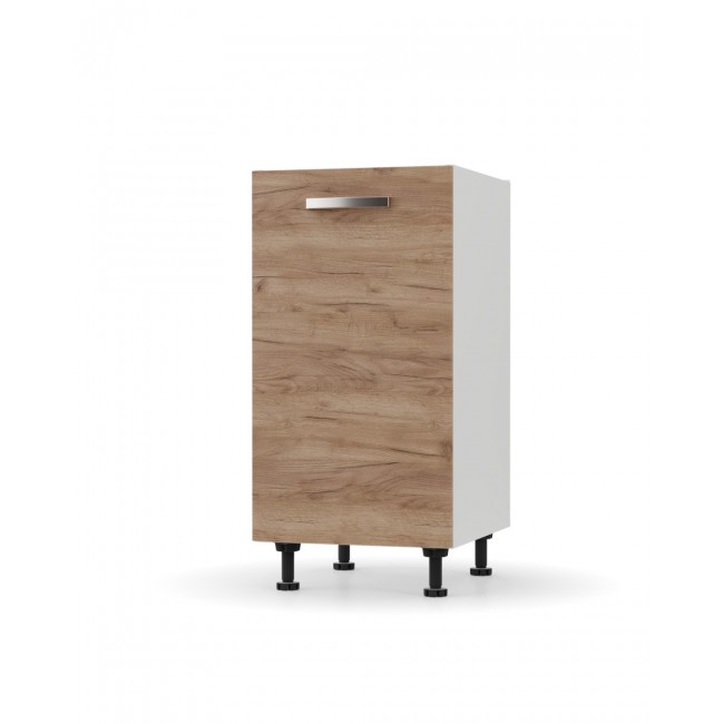 Κάτω ντουλάπι κουζίνας "CHARLOTΤE" σε χρώμα χρυσό δρυς 40x46.5x82