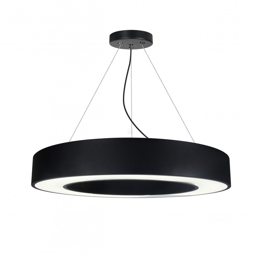 Φωτιστικό Led από μέταλλο σε μαύρο χρώμα Φ60x75