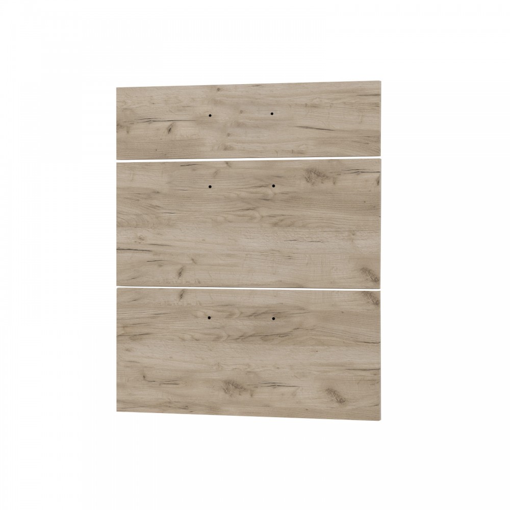 Πρόσοψη συρταριέρας "CHARLOTTE" 3 τμχ σε δρυς χρώμα 60x71.4x1.6