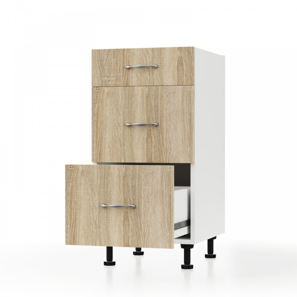 Συρταριέρα κουζίνας "MODEST" σε χρώμα sonoma 35x48x82